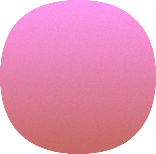 Runder Farbverlauf Rosa bis Pink